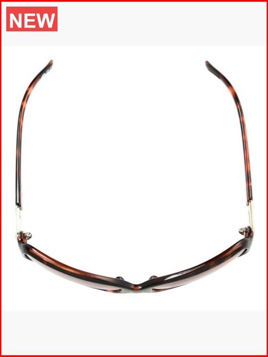 Polarized Sunglasses for Women, Tortoise Shell Retro Square Frame main image 5